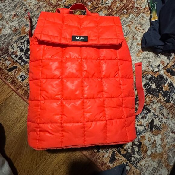 UGG Adaya Backpack Puff Women\'s Red Quilted Puffer Mini main image 5